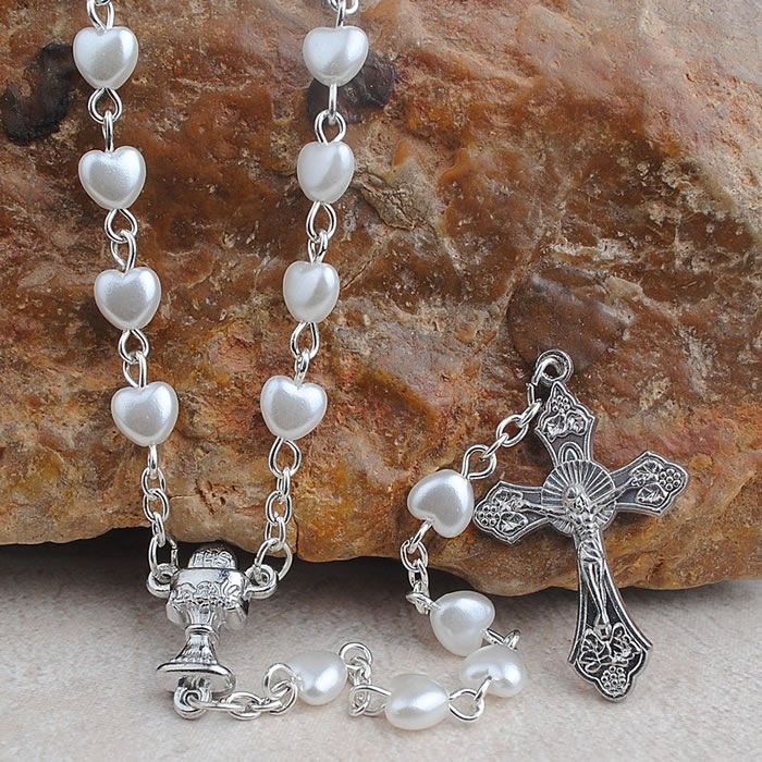 ,pearl beads rosary